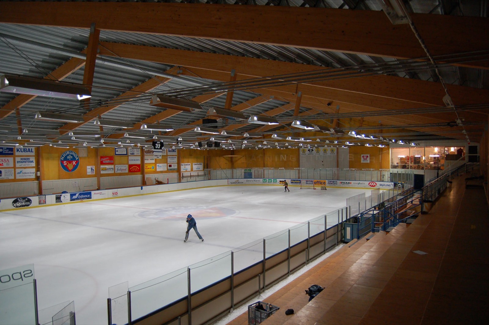 Inside Modin & Zetterberg Hallen in Njurunda